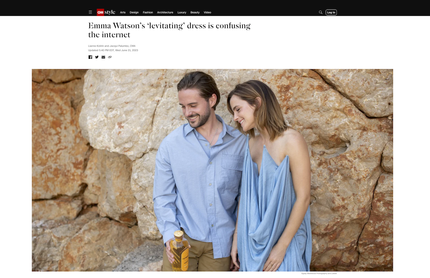 Emma and Alex Watson with their Gin Renais in Ibiza