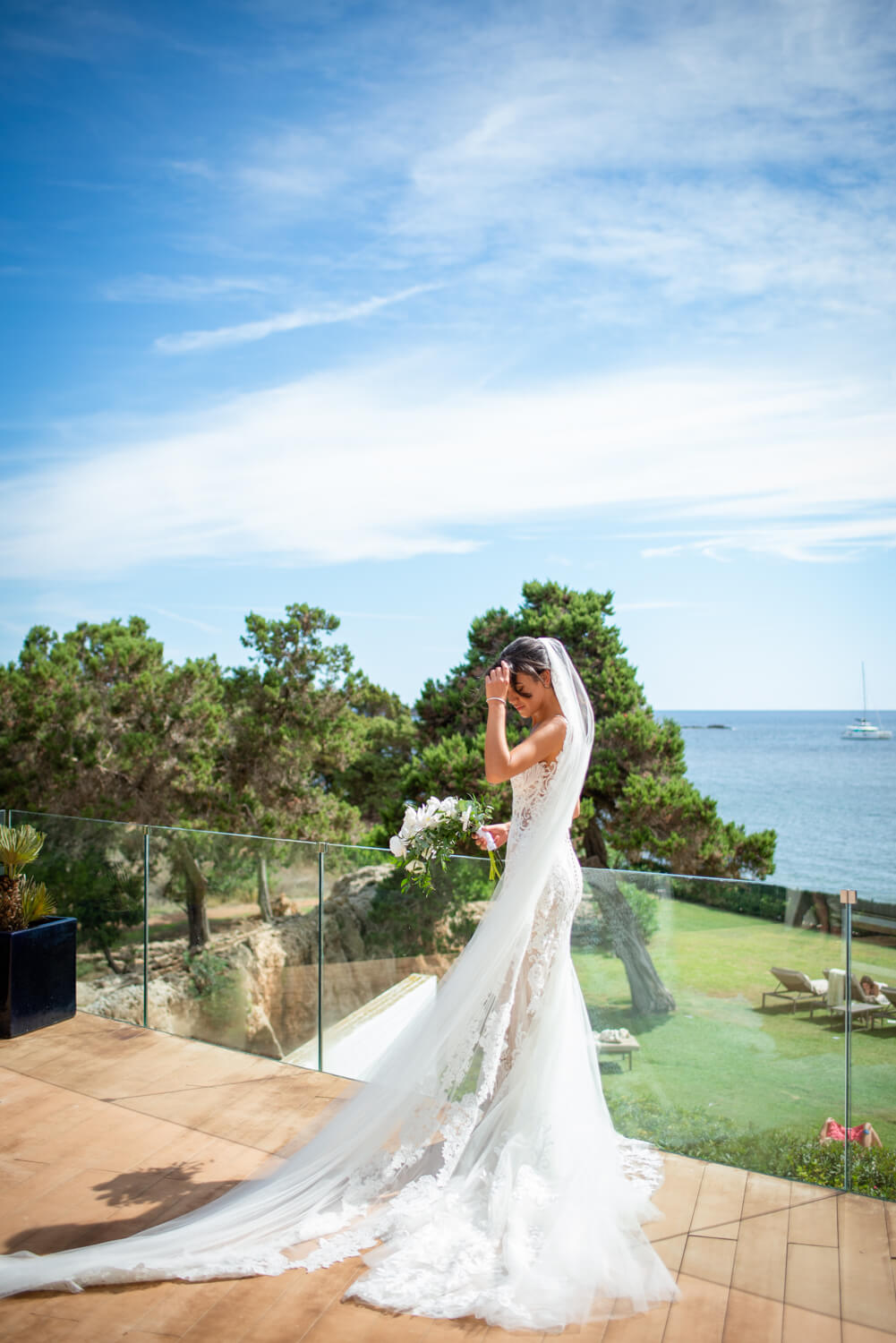 Ibiza Bride Wedding Dress, Nikki beach