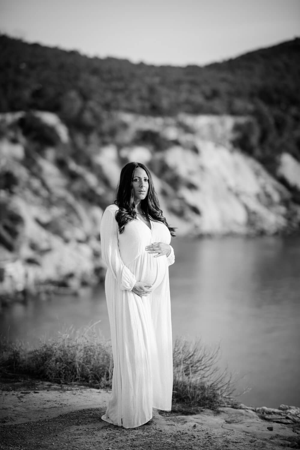 Pregnant shoot overlooking Es Vedra