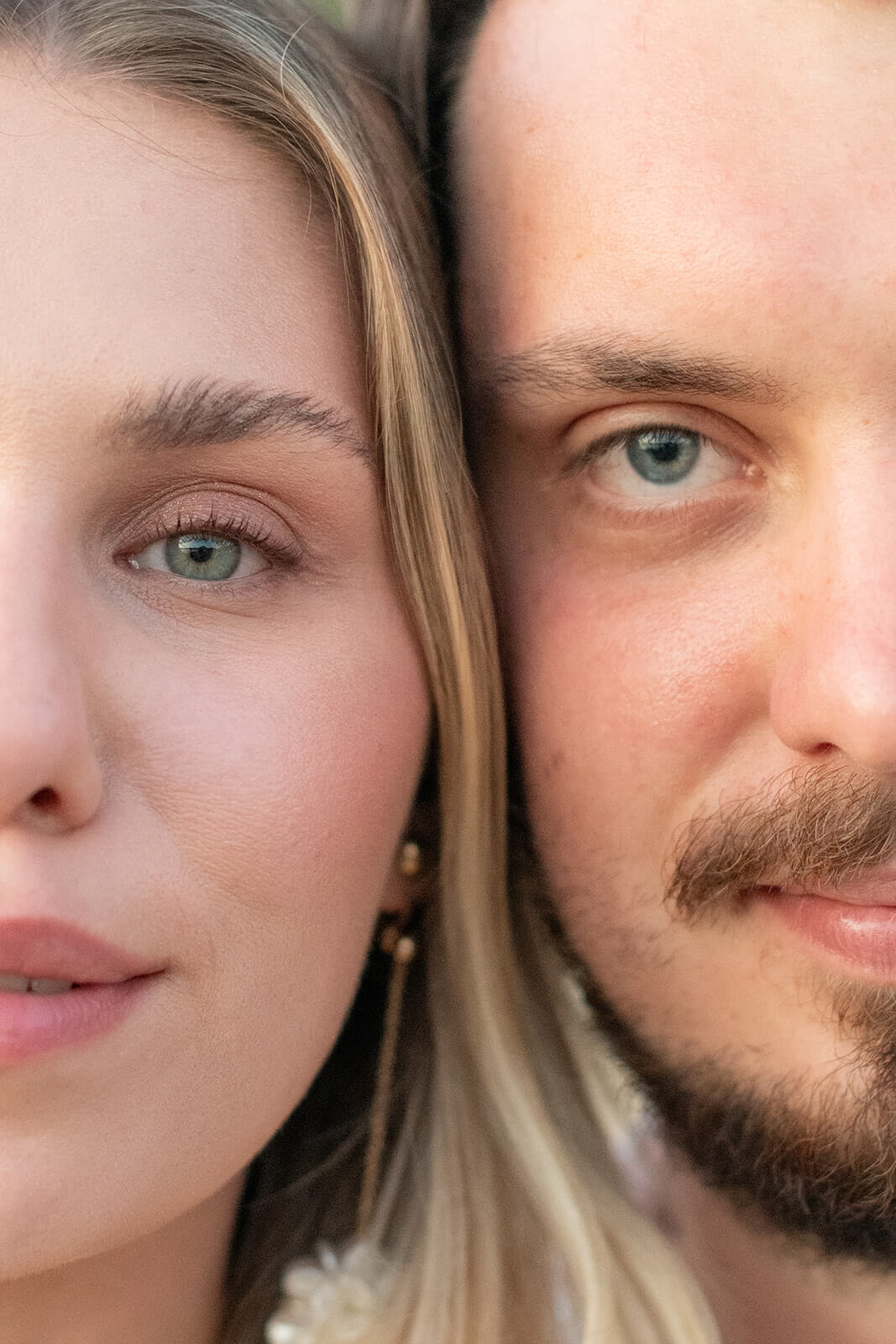 D+K _ Gypsy Westwood hl-120_websize Close up photograph of newly engaged couple in Ibiza